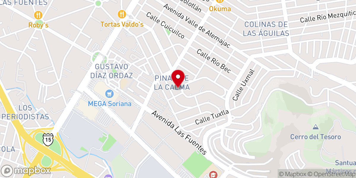 Map showing location of Iglesia DIOS DE GRACIA