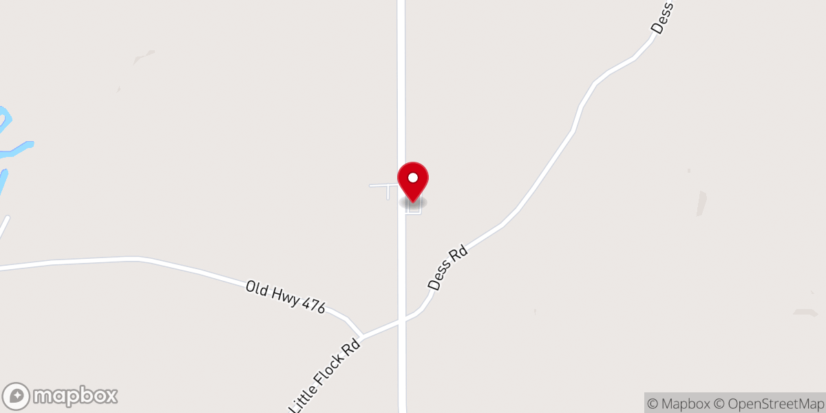 Map showing location of Saint Terence Catholic Church
