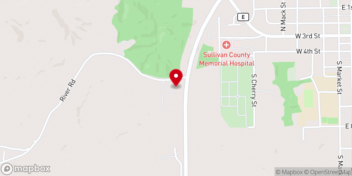 Map showing location of Cornerstone Church