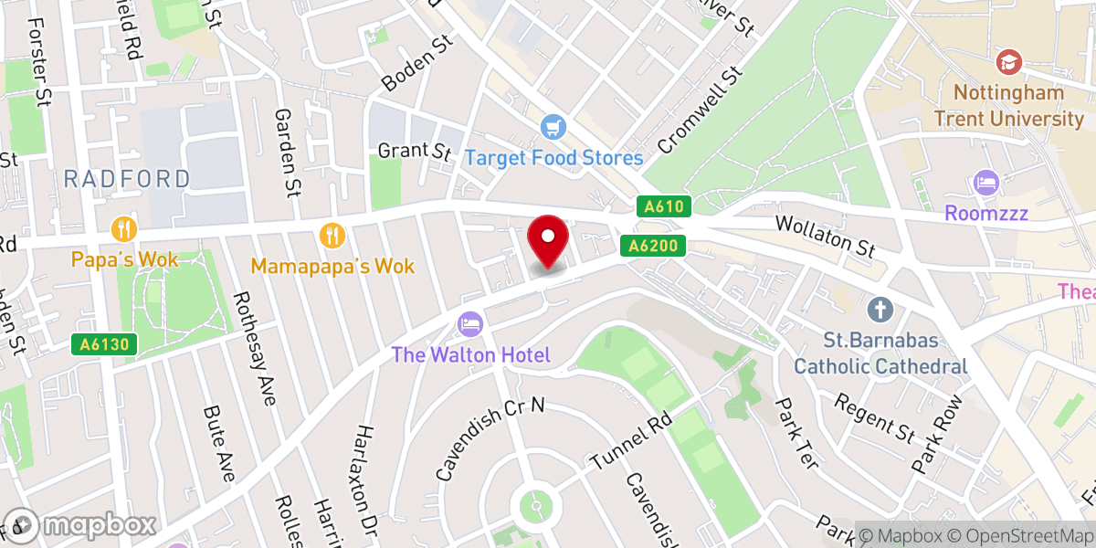 Map showing location of Greek Orthodox Church of the Virgin Mary Eleousa