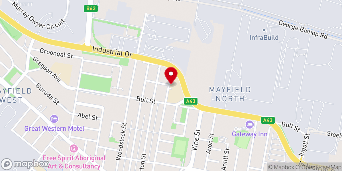 Map showing location of Rhythm City Church