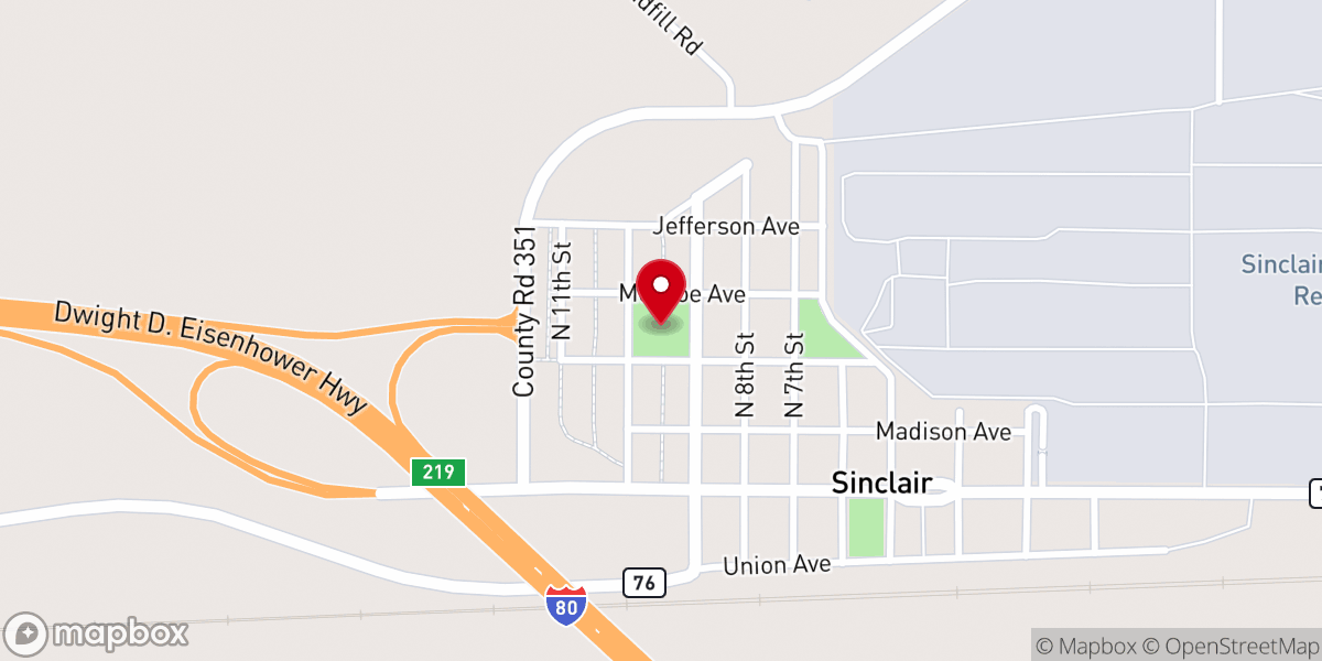 Map showing location of The Oasis Church