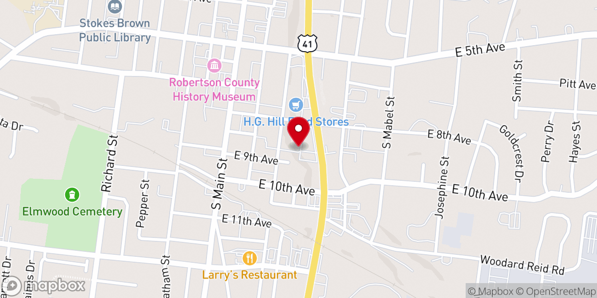 Map showing location of Purpose Life Church