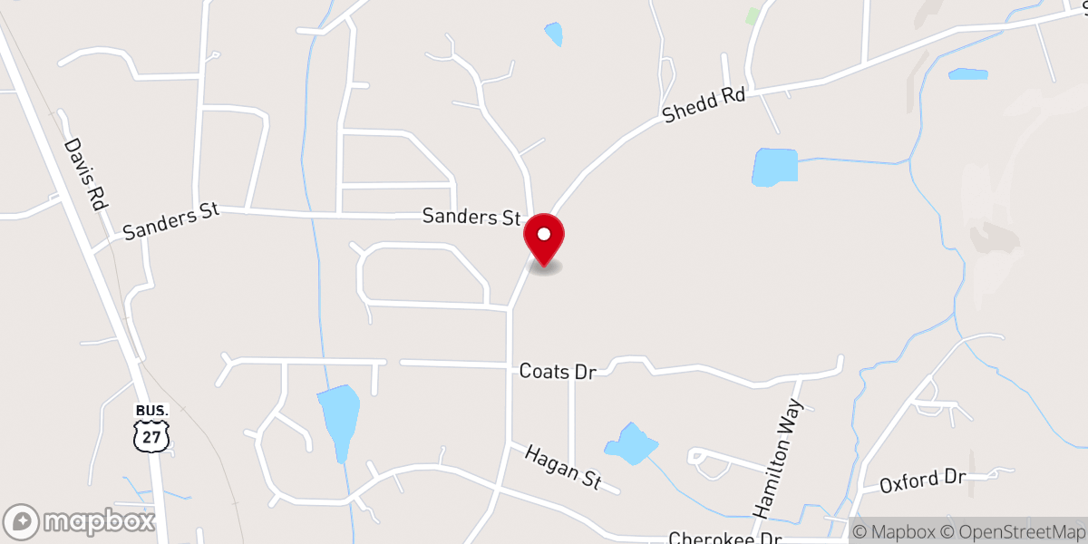 Map showing location of Grace Christian Ministries Inc