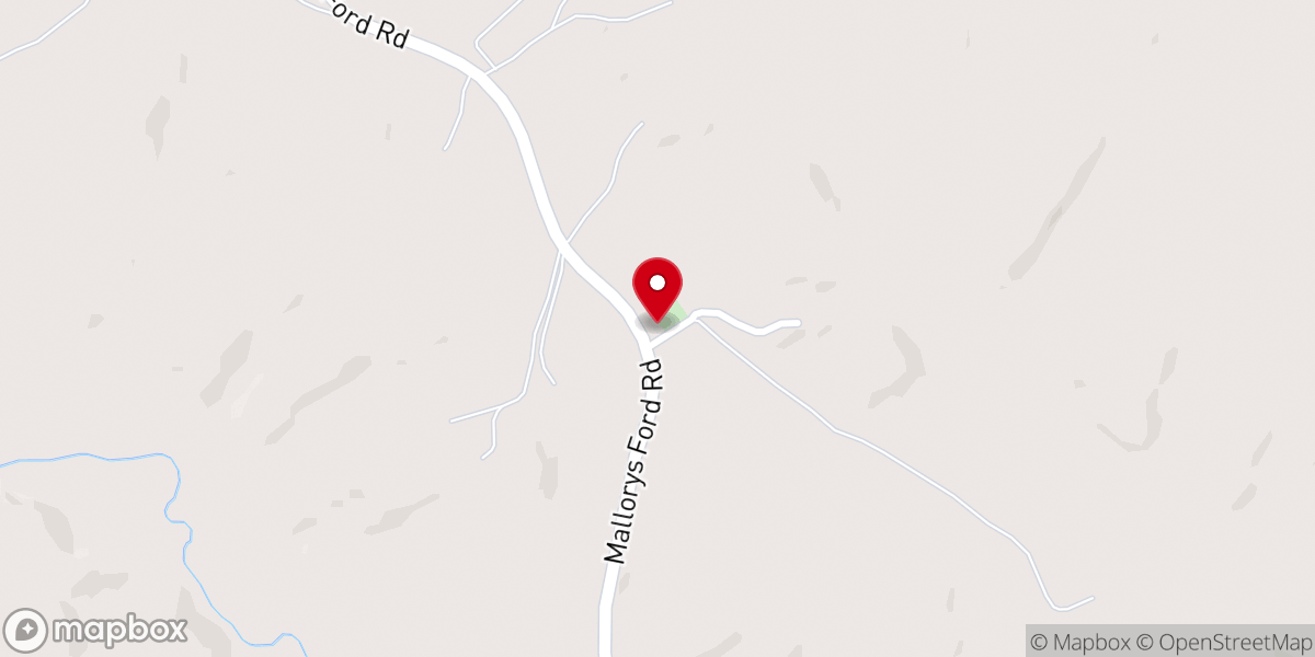 Map showing location of Mount Horeb United Methodist Church