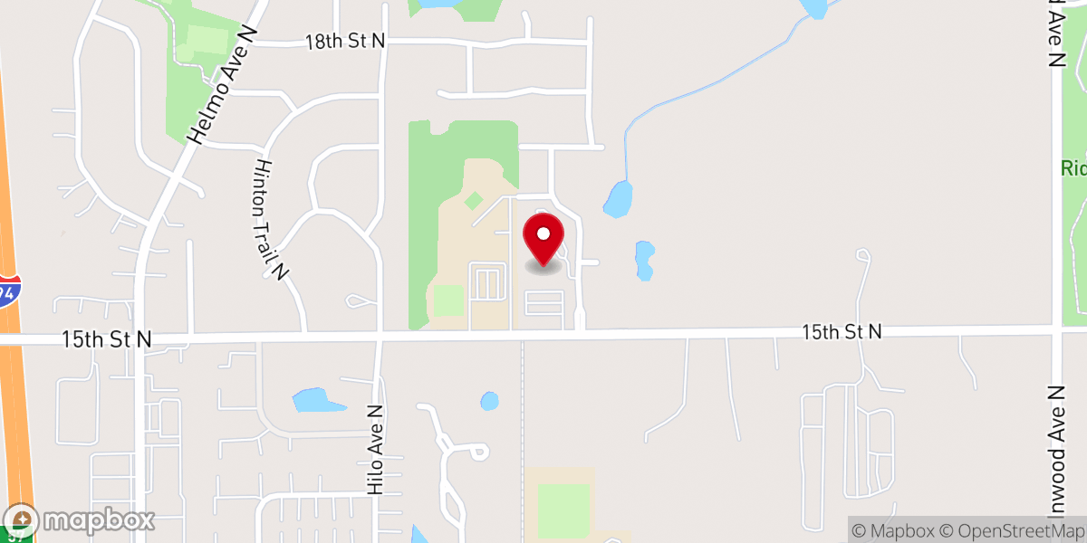 Map showing location of Hope Church