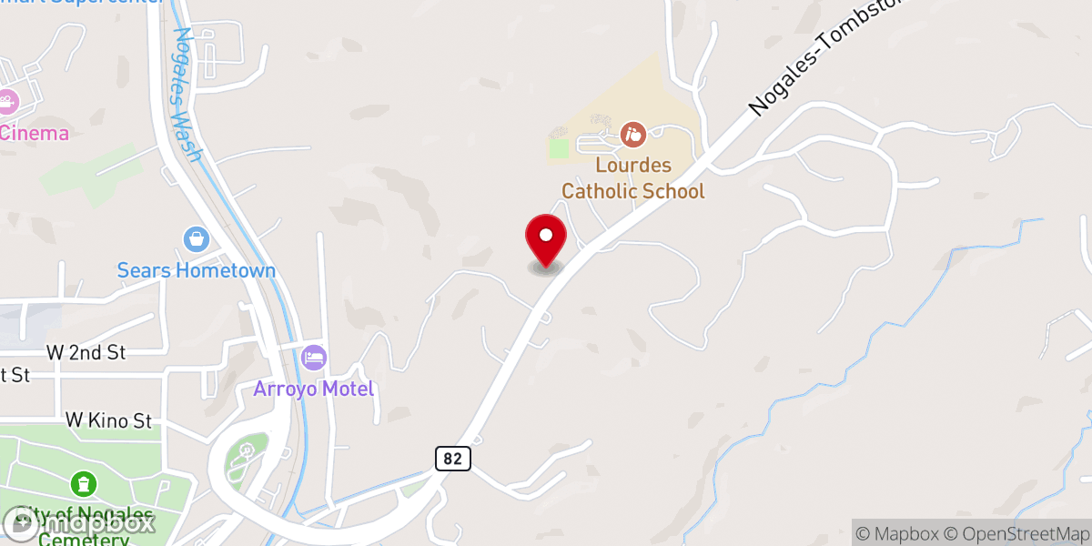 Map showing location of The Potter's House Christian Fellowship Church