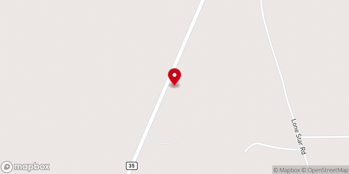 Map showing location of Covington Jefferson Davis Baptist Association
