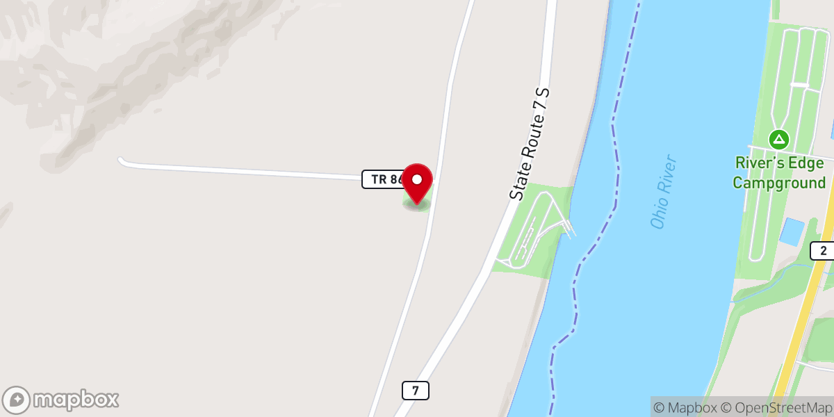 Map showing location of Mount Zion Baptist Church