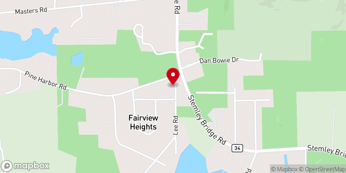 Map showing location of Greenfield Methodist Church