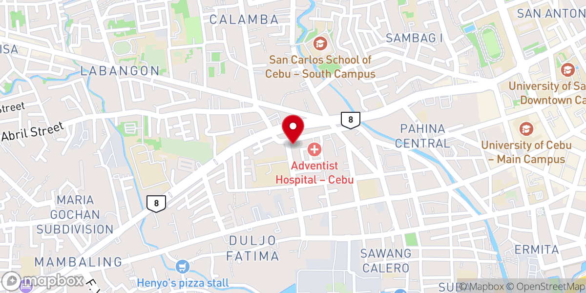 Map showing location of Cebu Grace Gospel Church, Inc