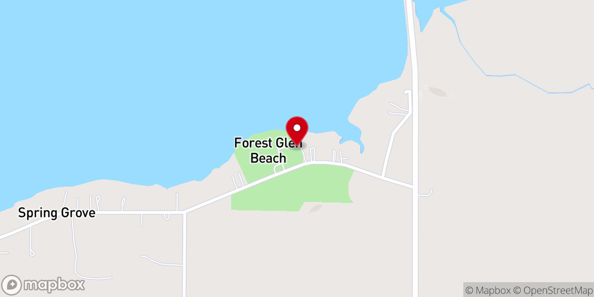Map showing location of United Church Camps, Inc.