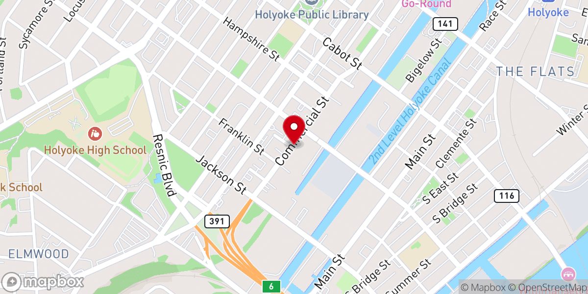 Map showing location of Apostolic Christian Church