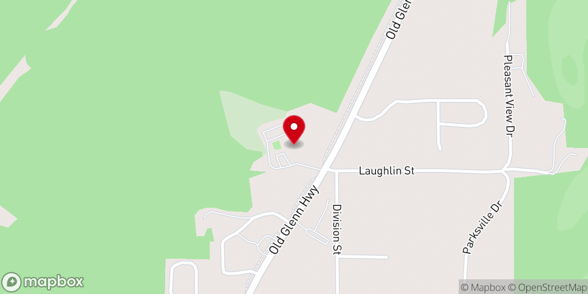 Map showing location of United Methodist Church of Chugiak
