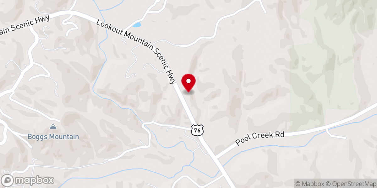 Map showing location of Chechero Baptist Church