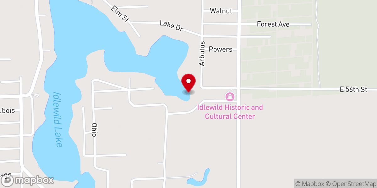 Map showing location of Gods True Vine Outreach Center