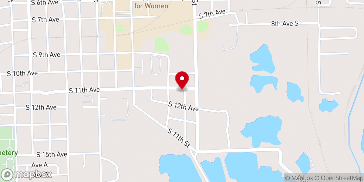 Map showing location of Turner Chapel AME Church