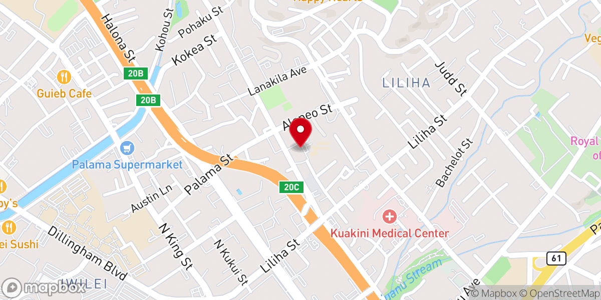 Map showing location of Saint Theresa Catholic School