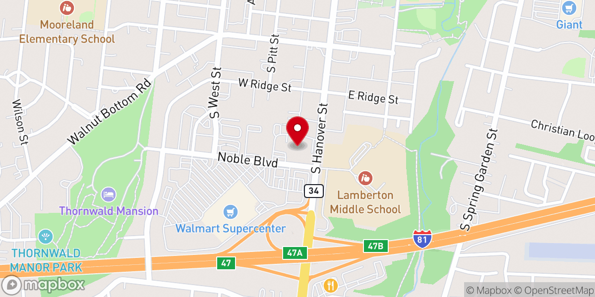 Map showing location of Chapel Pointe At Carlisle