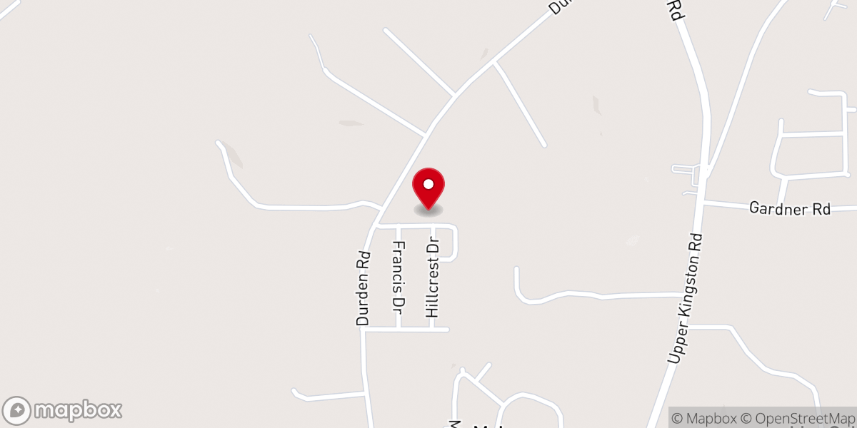 Map showing location of New Day Church Of God