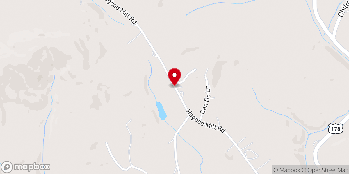 Map showing location of Bethany Church of God