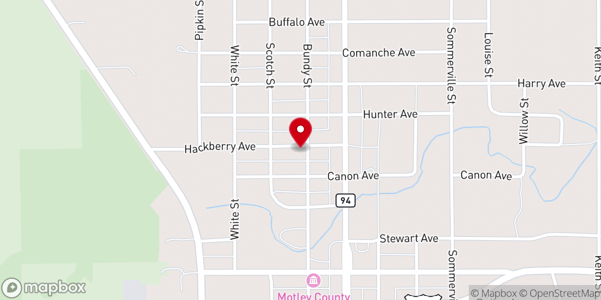 Map showing location of Our Lady of Guadalupe Catholic Church