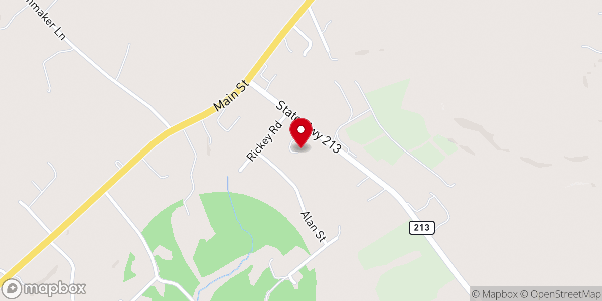 Map showing location of Christ the King Episcopal Church