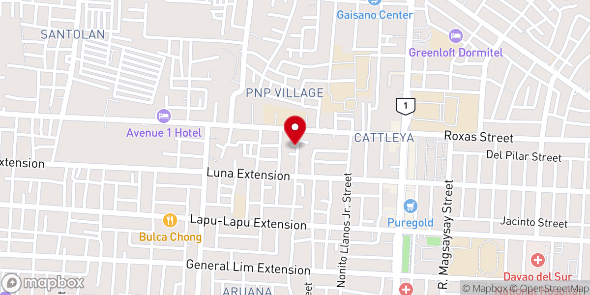 Map showing location of Church of Christ