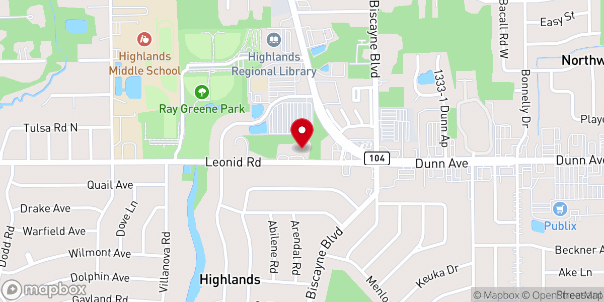 Map showing location of Saint Elizabeths Episcopal Church