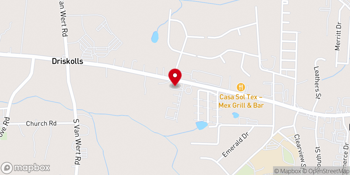 Map showing location of ASAW COMMUNITY CHURCH