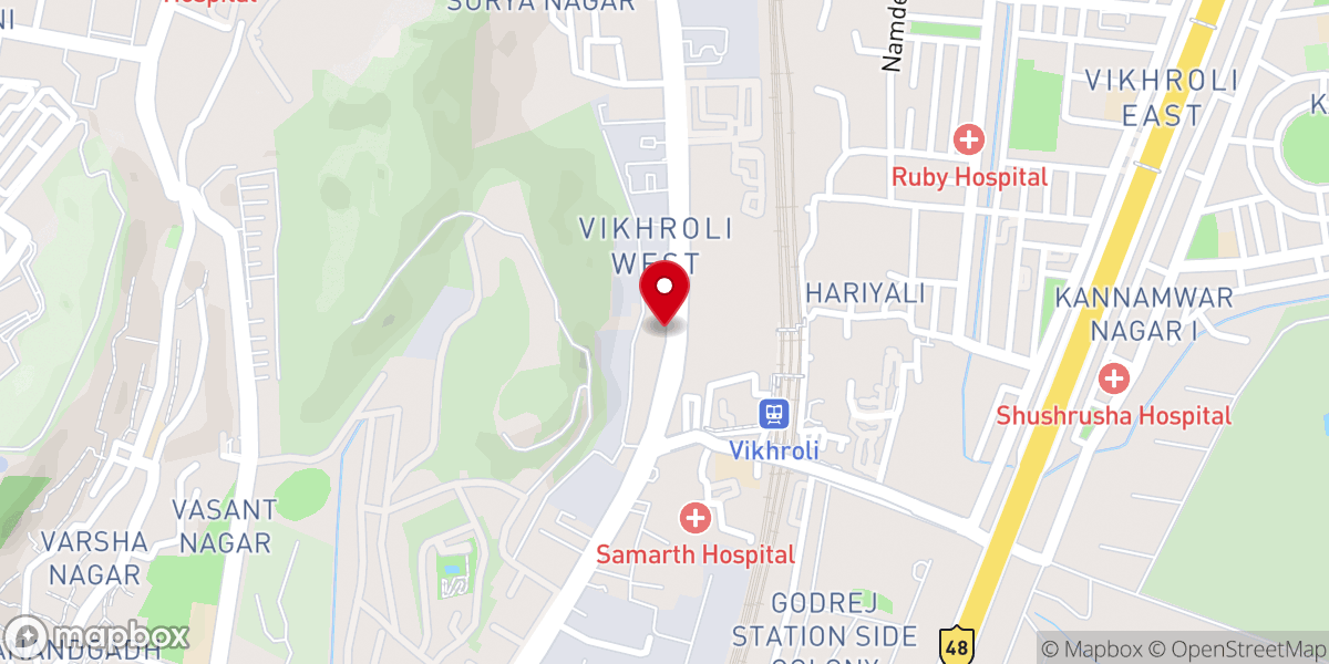 Map showing location of Tabernacle AG Tamil & English- Hindi Church