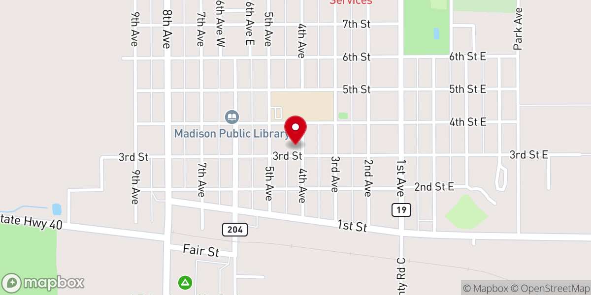 Map showing location of St Michael's Church