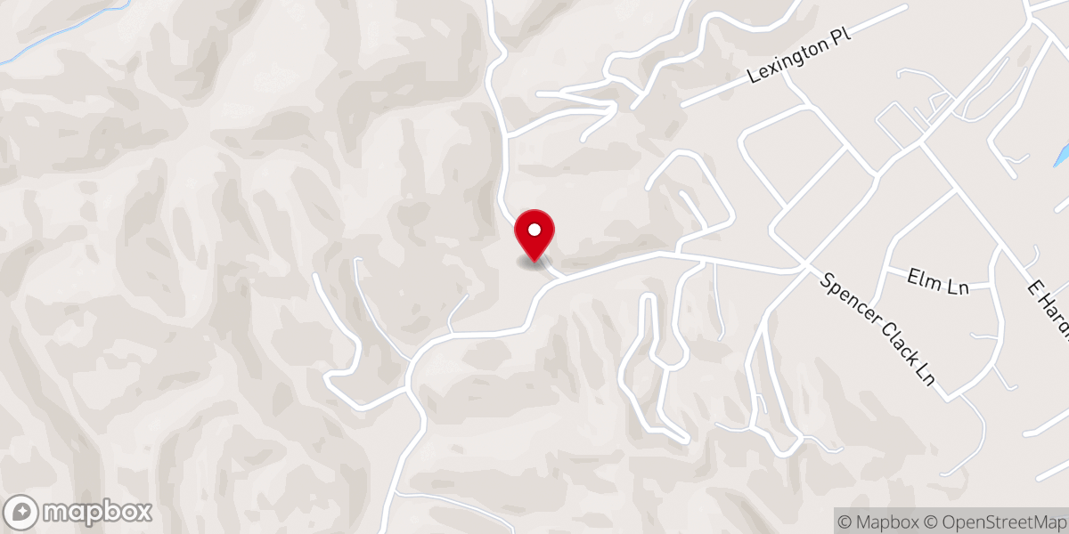 Map showing location of The Cardinal's Nest at Leather Bound Hollow