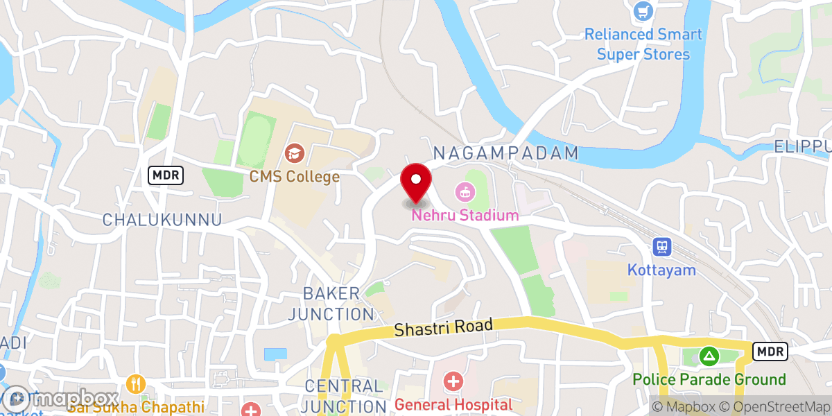 Map showing location of Heavenly Feast