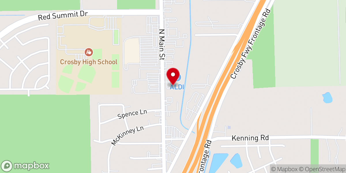 Map showing location of Neighbors Emergency Center | Emergency Room Crosby TX