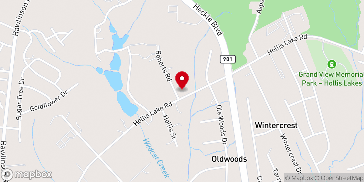 Map showing location of Emmanuel Lutheran Church