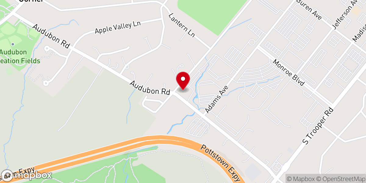 Map showing location of Cornerstone Fellowship