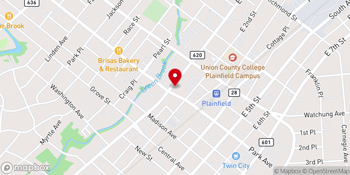 Map showing location of Ministry words with purpose