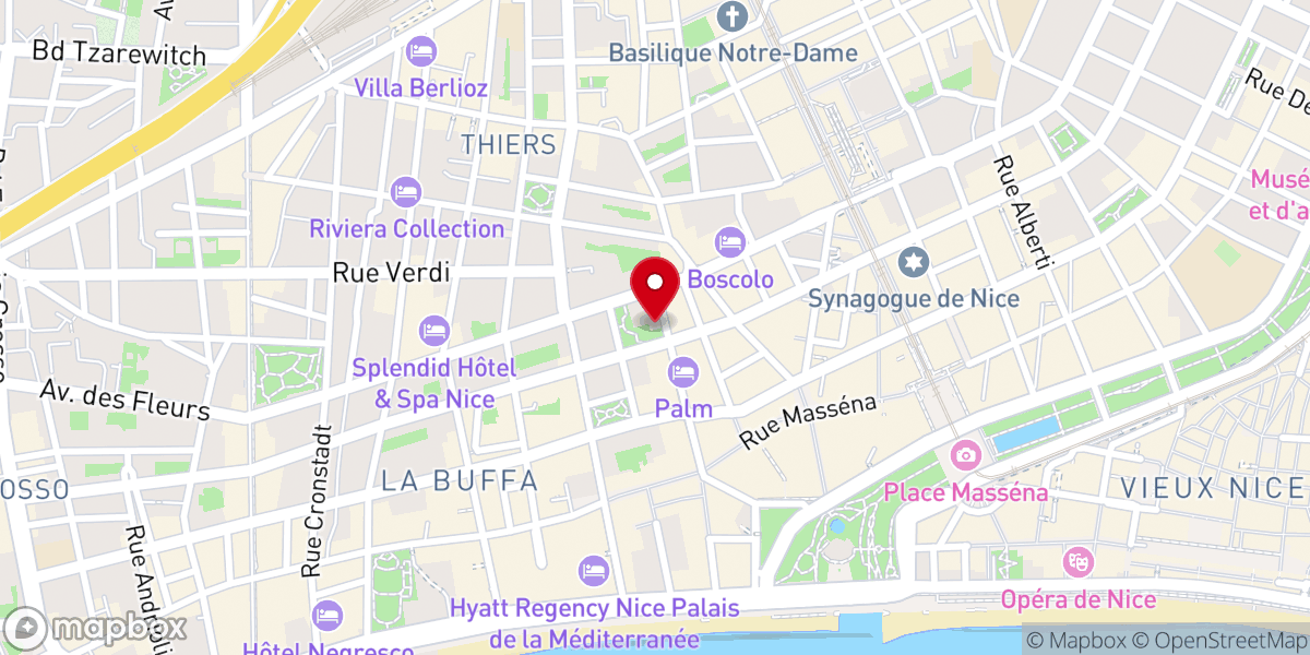 Map showing location of Centre Pierre et Hélène Gagnier