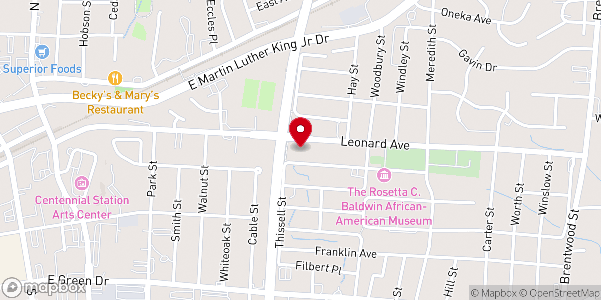 Map showing location of Baldwin's Chapel SDA Church