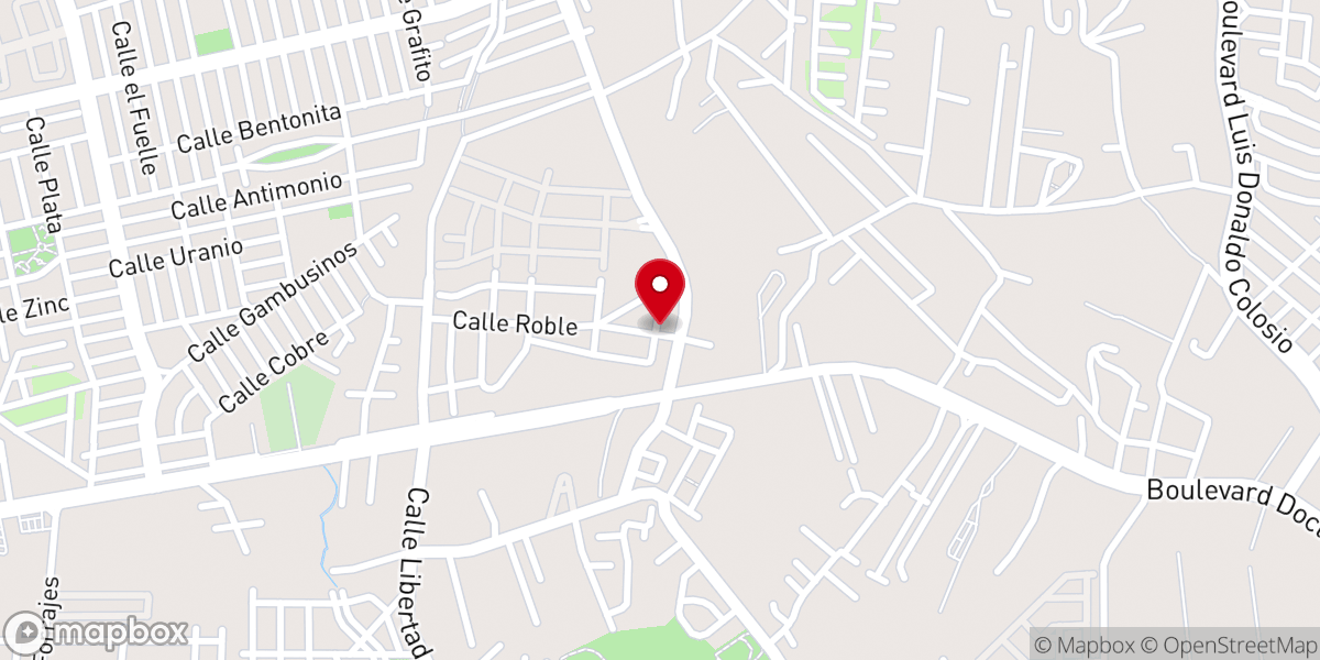 Map showing location of Parroquia Sagrado Corazón de Jesús