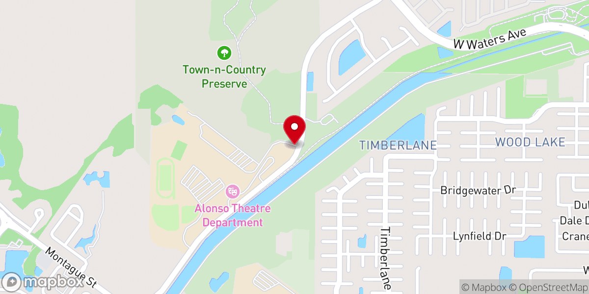 Map showing location of Radiant Church — Westchase