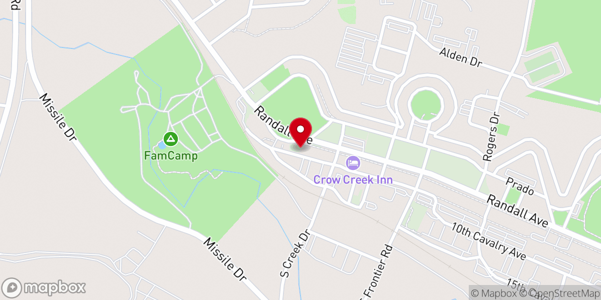 Map showing location of Chapel Activity Center