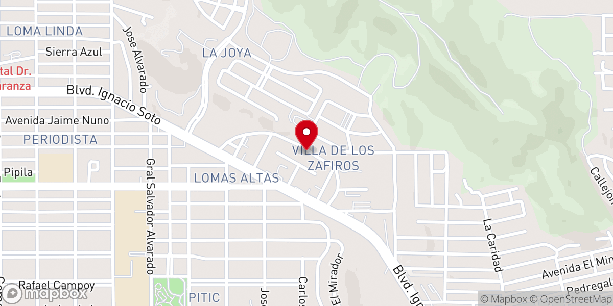 Map showing location of IGLESIA Maranatha
