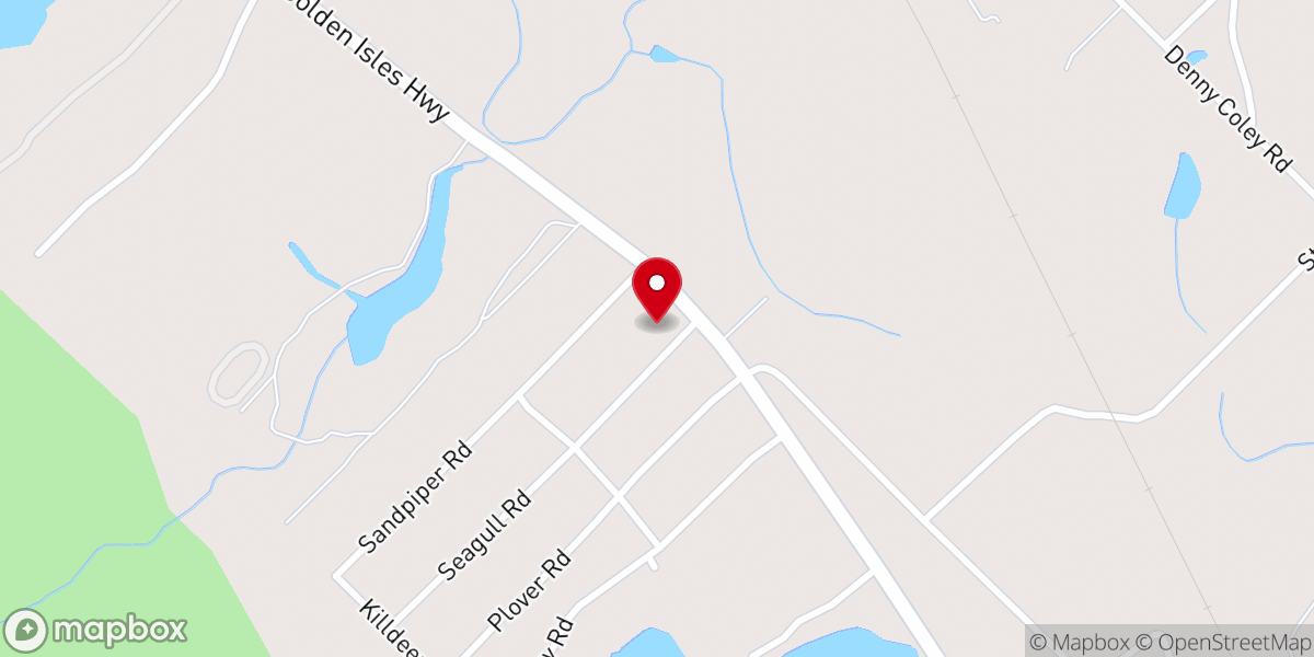 Map showing location of First Assembly of God
