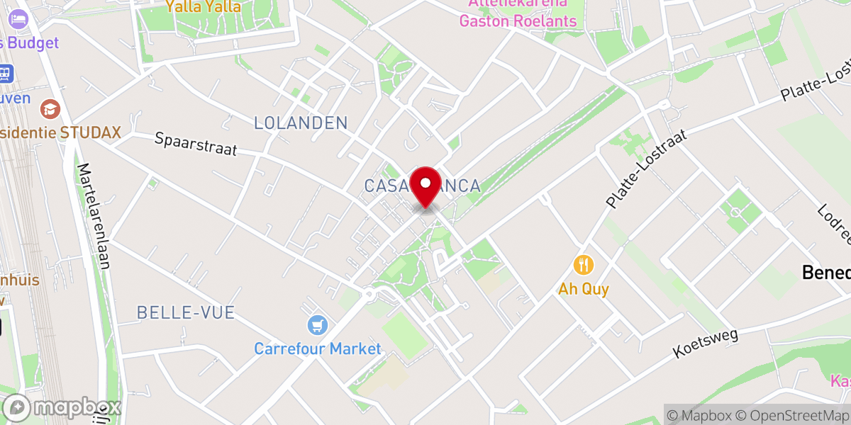 Map showing location of O.L.V. van de vredekapel