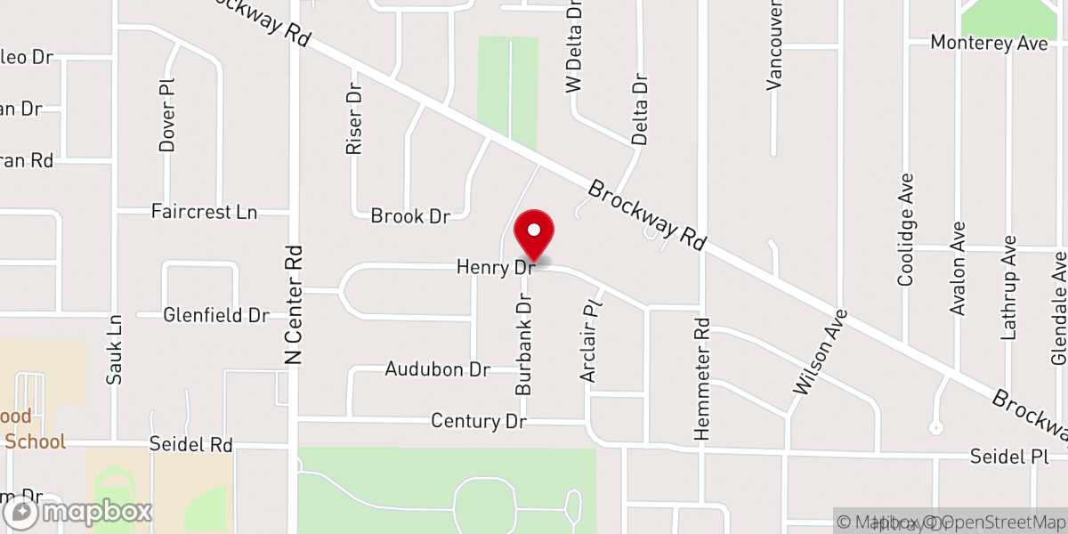 Map showing location of St Johns Lutheran