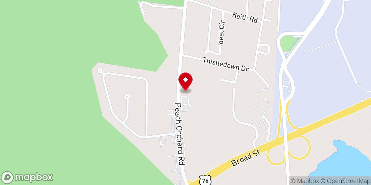 Map showing location of New Beginnings Assembly of God