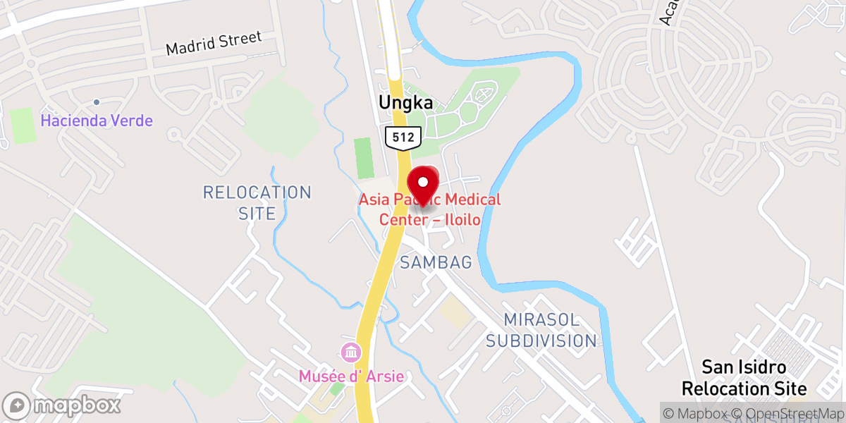 Map showing location of Iloilo Bible Baptist Church of Sambag Jaro
