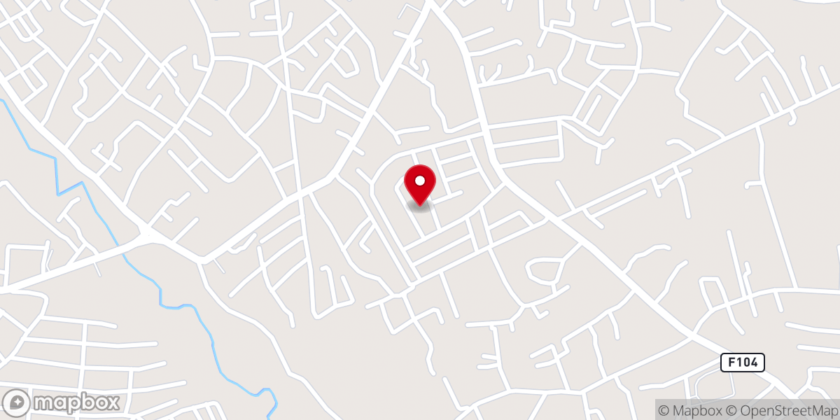 Map showing location of Trinity Anglican Church